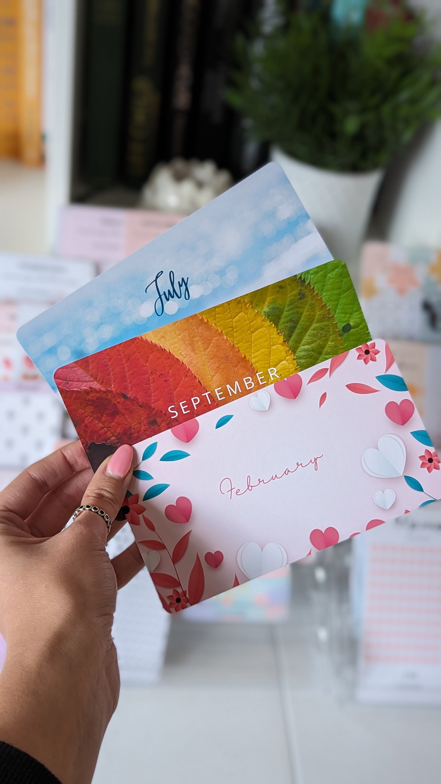 A6 Insert for Binder/ Front Page for Budget Wallets/ Seasonal Collection