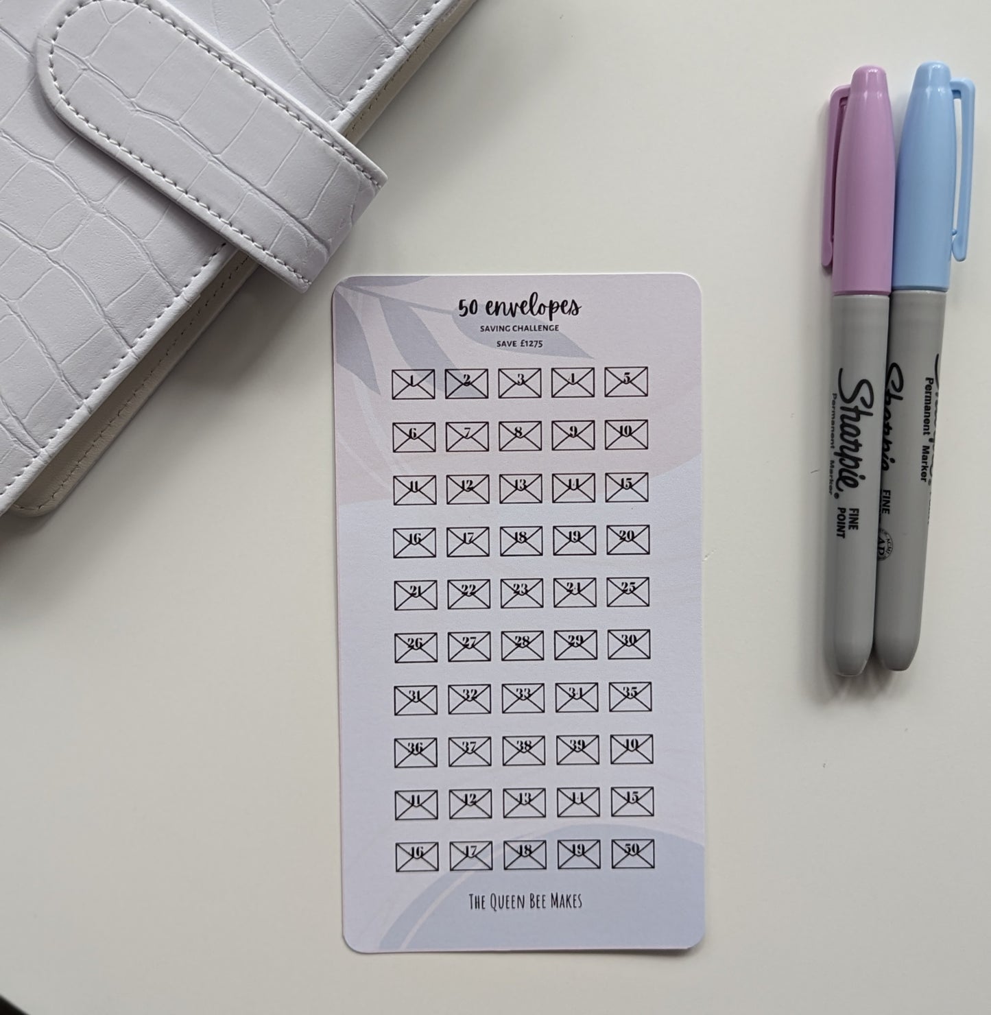 52 Weeks / 50 Envelopes / 100 Envelopes Saving Challenges