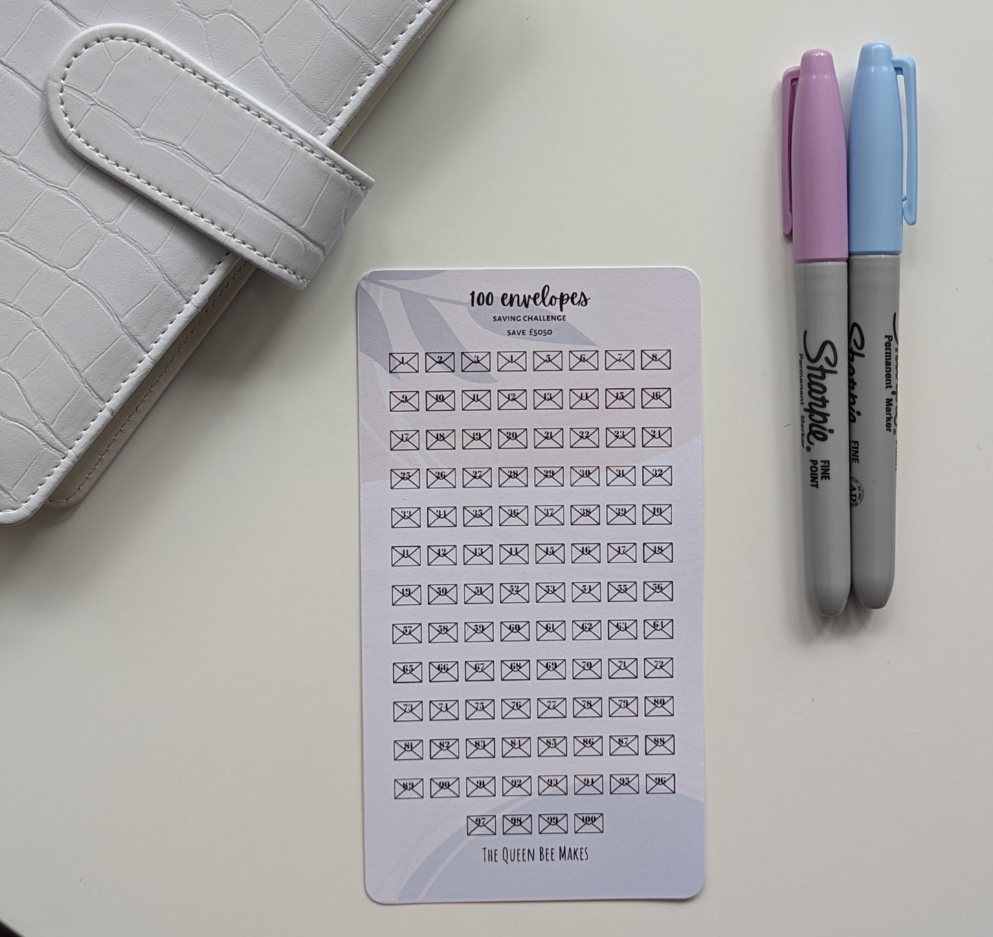 52 Weeks / 50 Envelopes / 100 Envelopes Saving Challenges