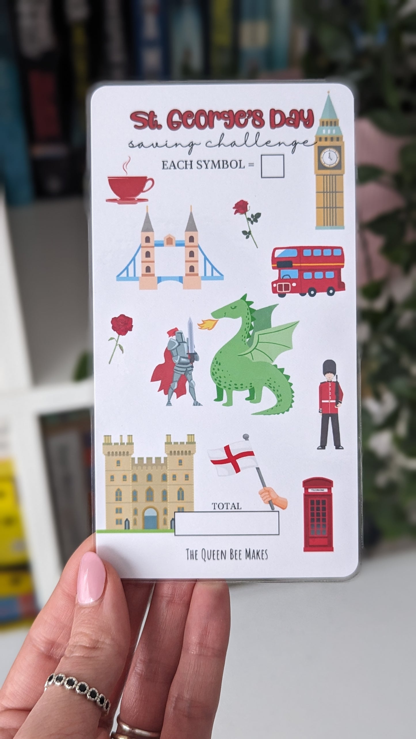 St. George's Day Money Saving Tracker