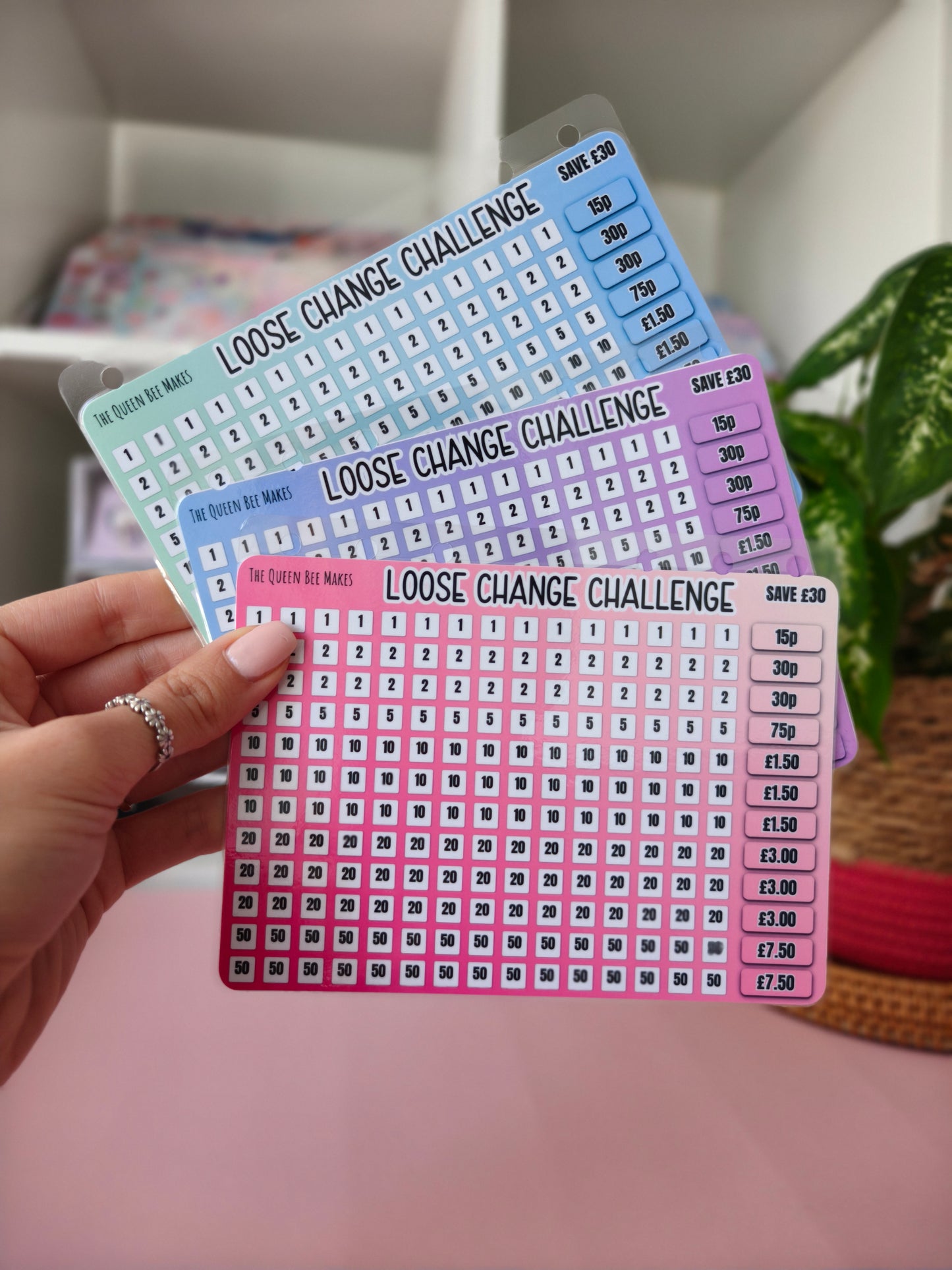 Loose Change Challenge | Savings Tracker | A6 Money Saving Challenge