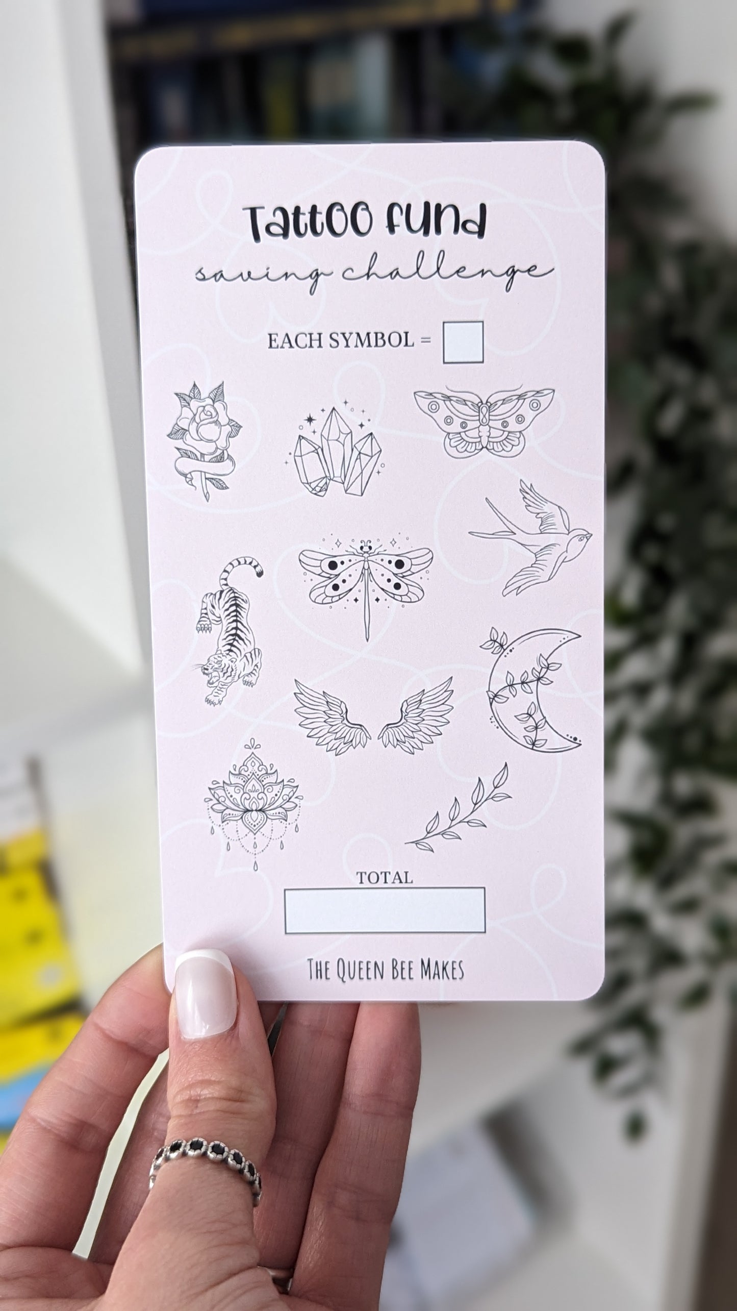 Tattoo Fund / Money Saving Tracker