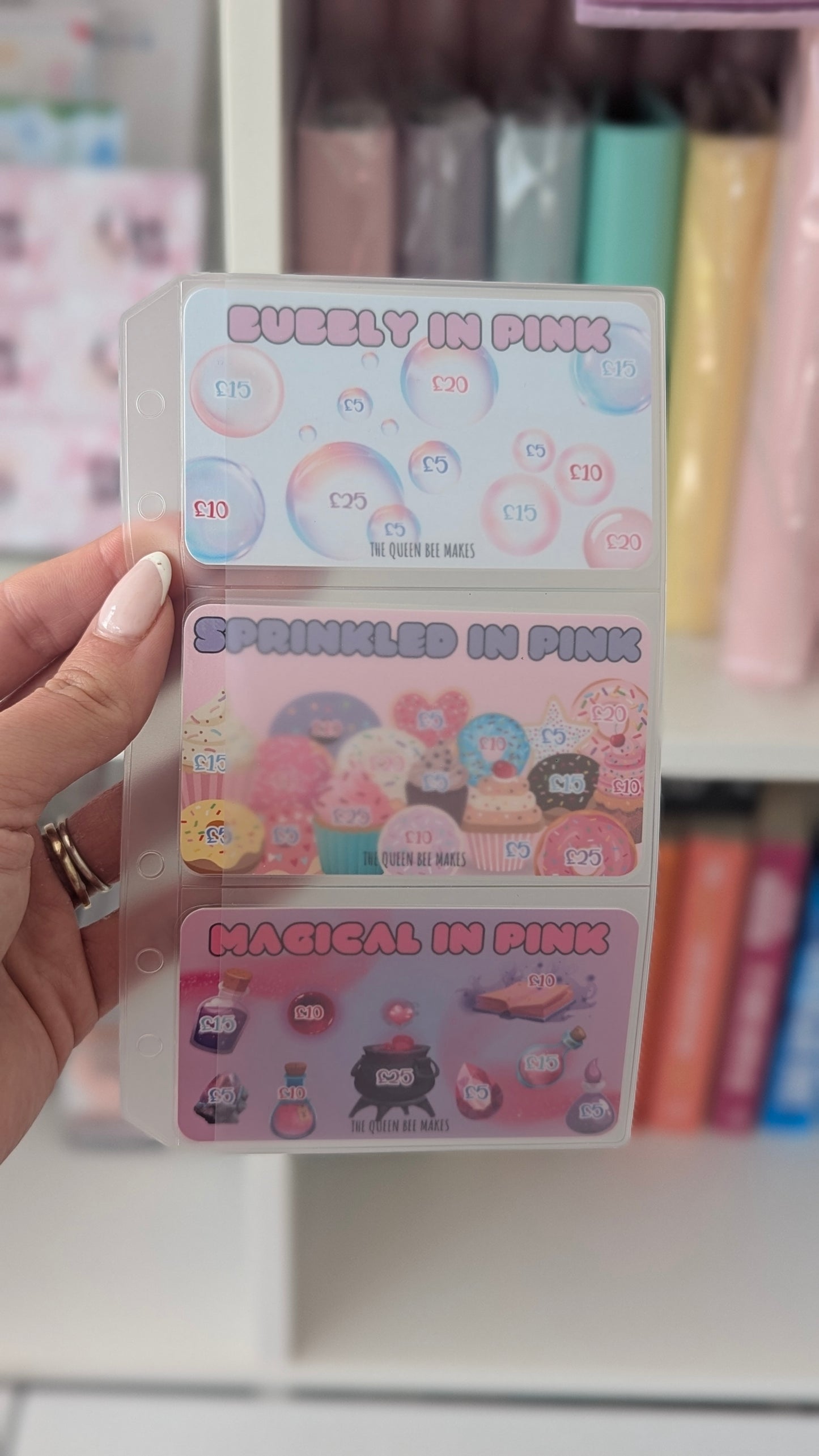 Mini Savings Challenges / Money Saving Trackers + Wallet