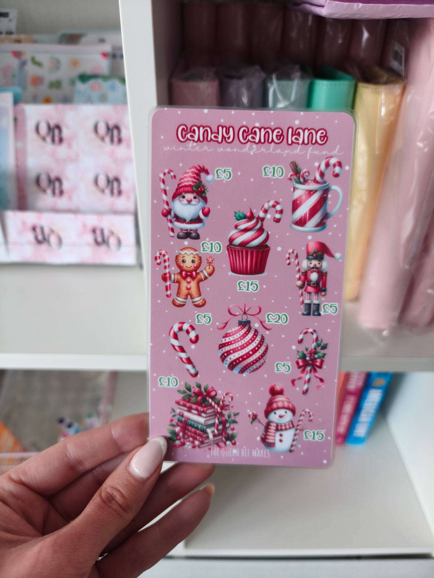 Candy Cane Lane Money Saving Trackers