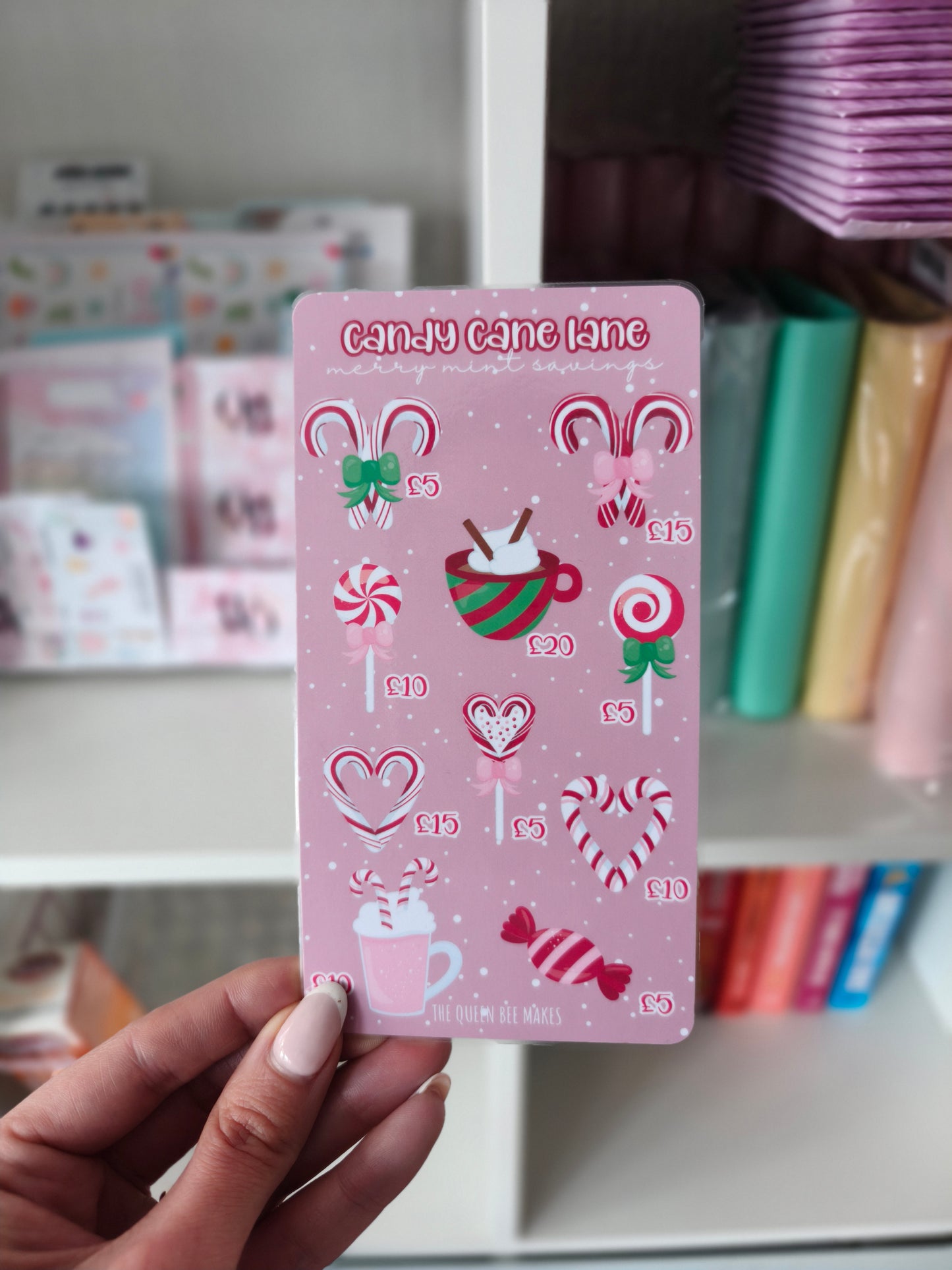 Candy Cane Lane Money Saving Trackers