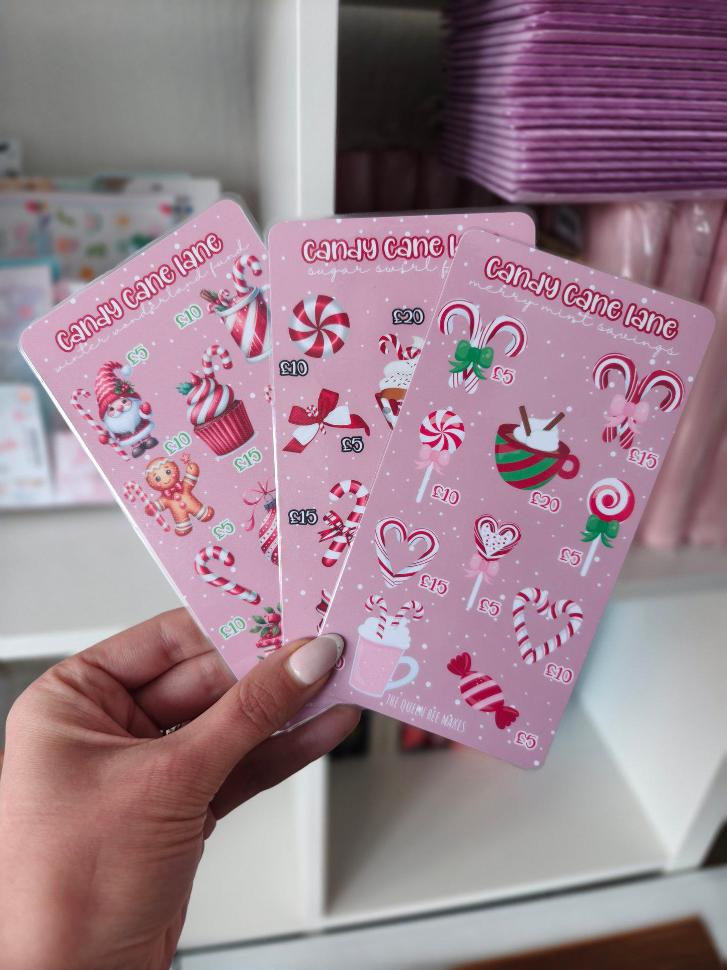 Candy Cane Lane Money Saving Trackers