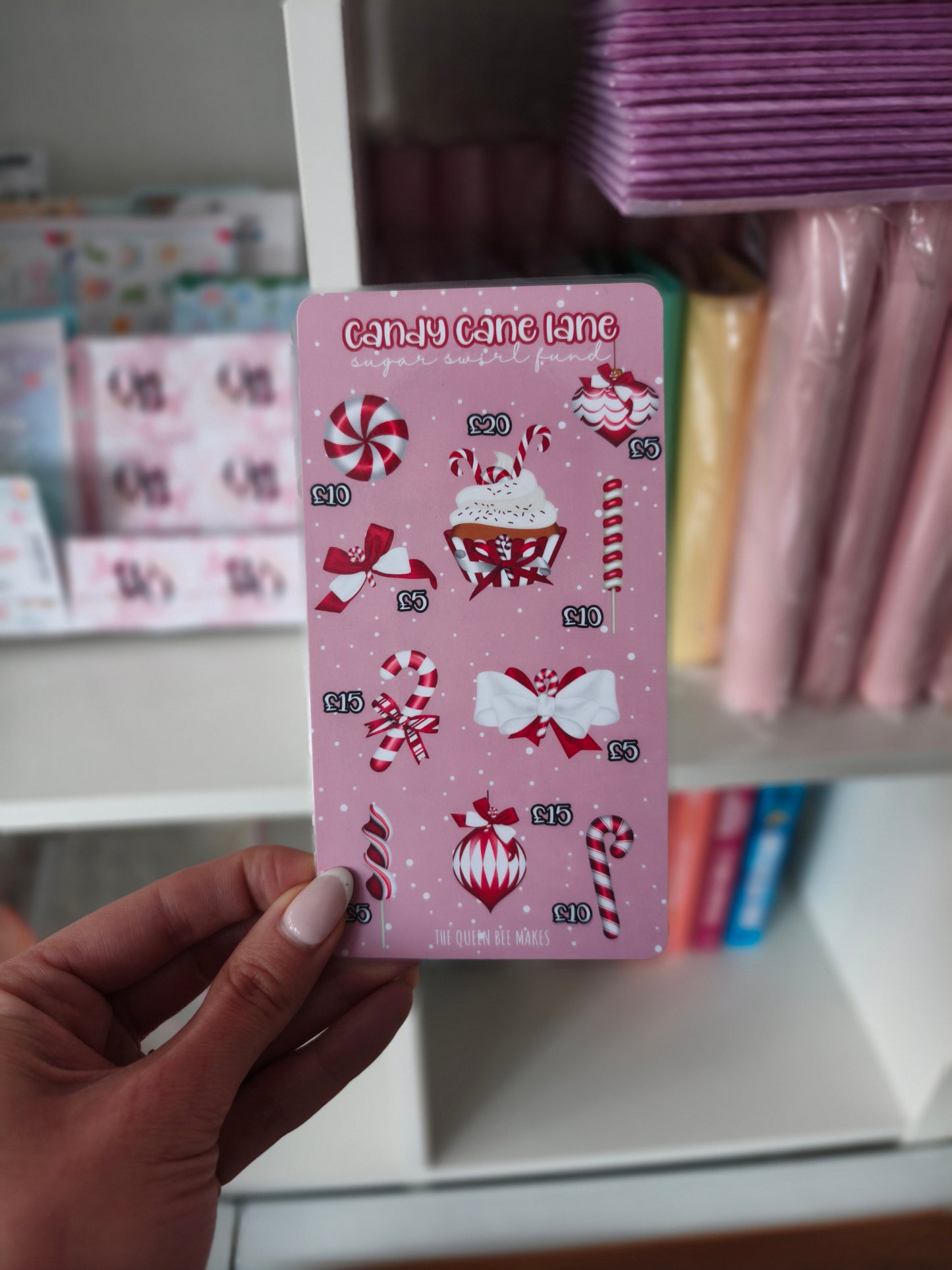 Candy Cane Lane Money Saving Trackers