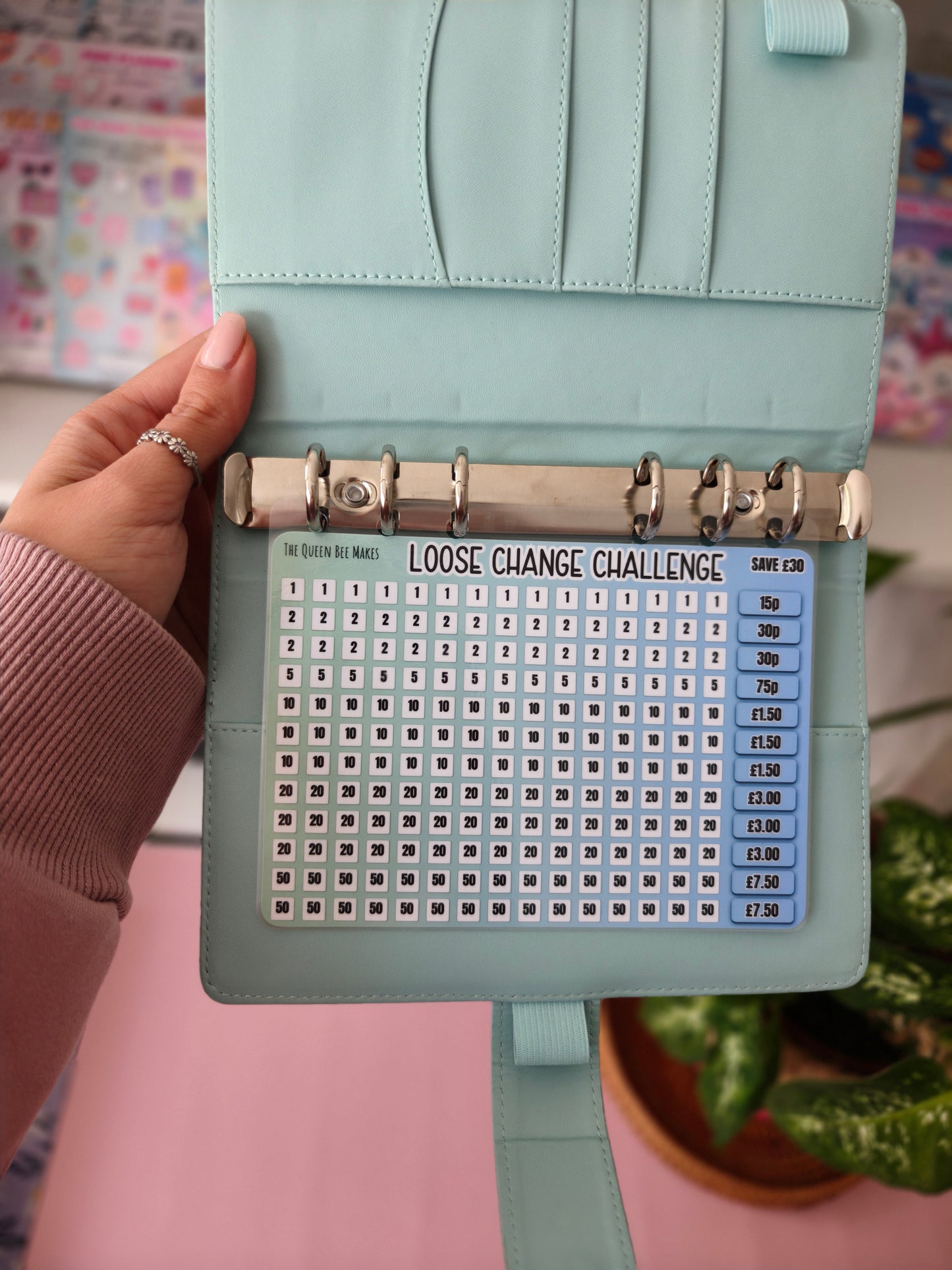 Loose Change Challenge | Savings Tracker | A6 Money Saving Challenge