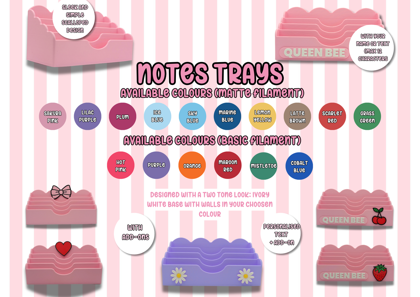 The Coquette Collection: Custom Cash Trays