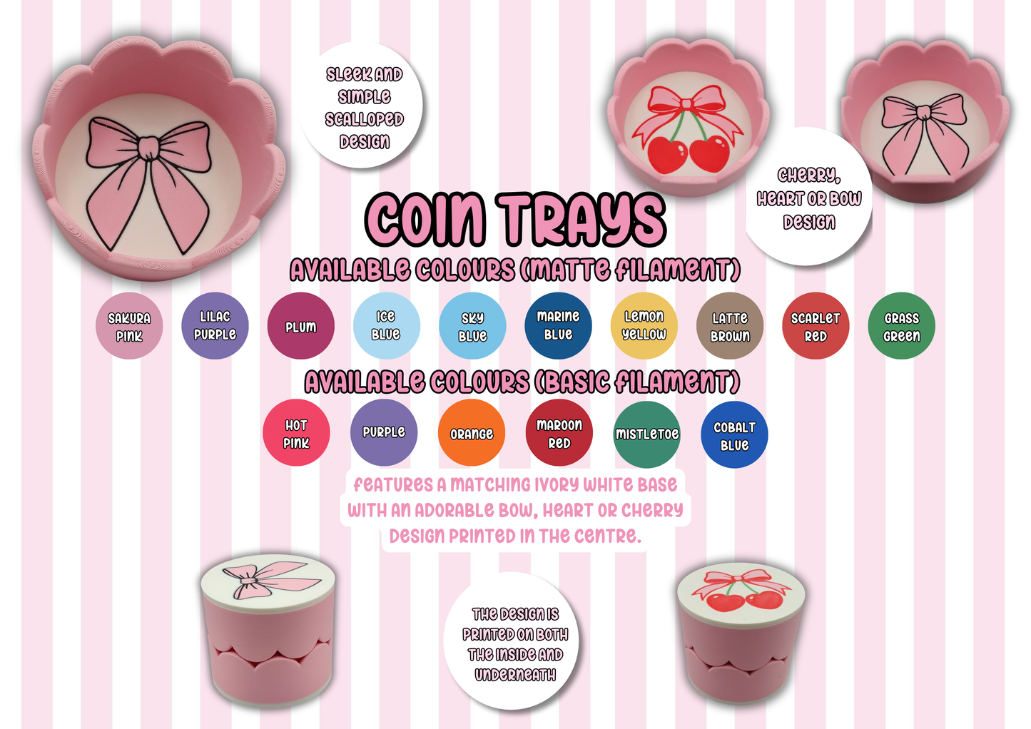 The Coquette Collection: Custom Cash Trays