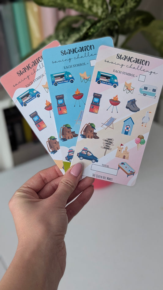 Staycation Money Savings Tracker