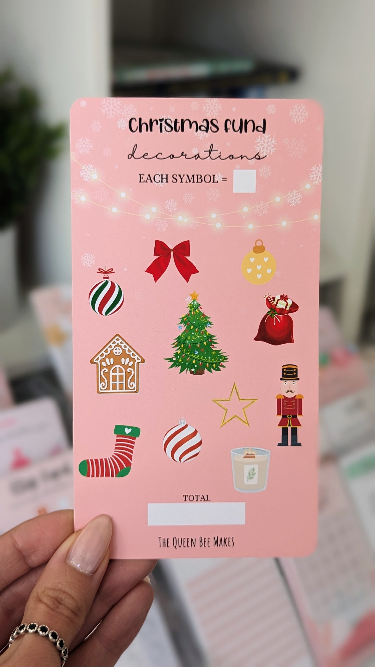 Christmas Fund - Decorations / Money Saving Tracker