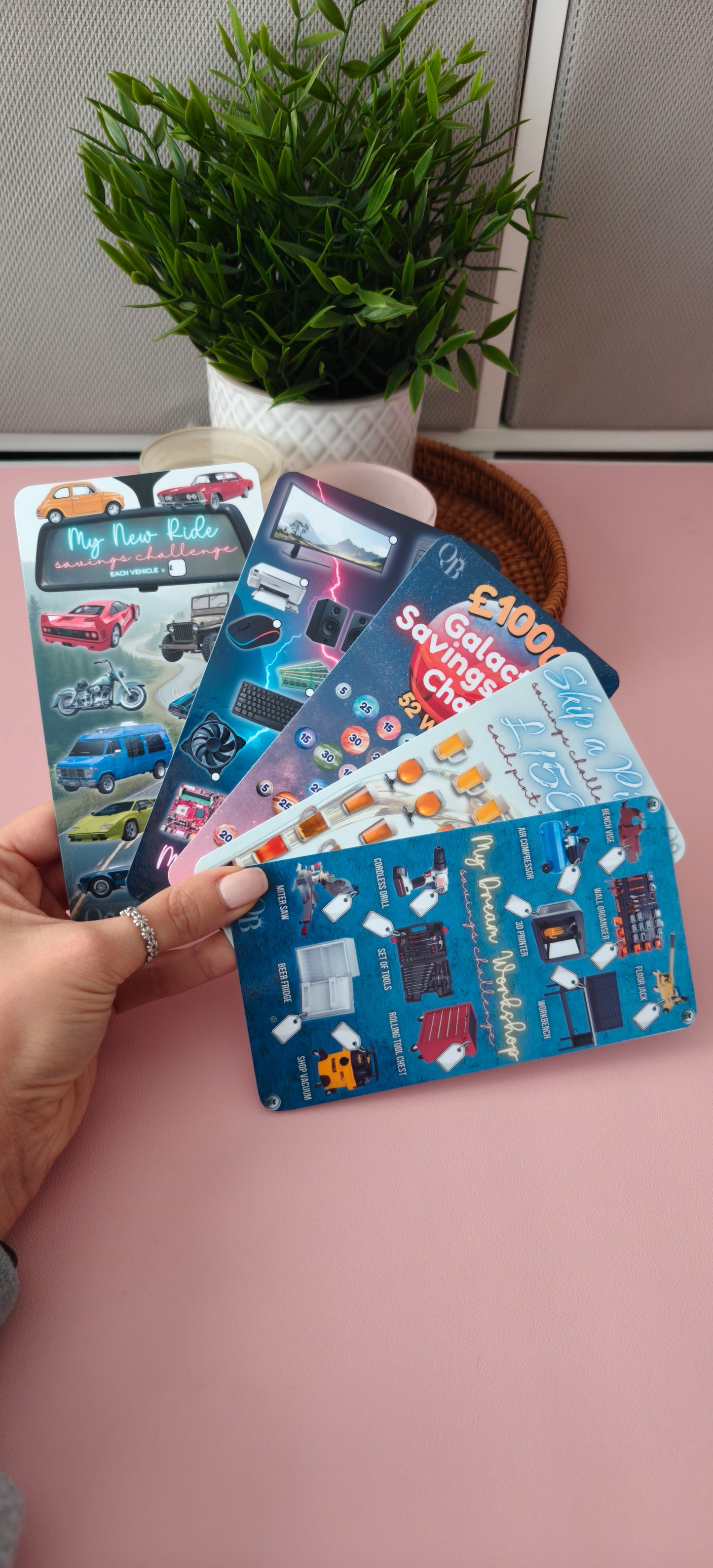 Money Saving Challenges for Men | Cash Stuffing Trackers | PC Rig, Dream Workshop, Car Fund, Galactic & Beer