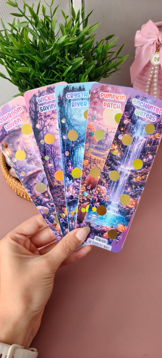 Enchanted Woodland Bookmarks | Budget Binder Tabs | Halloween Collection