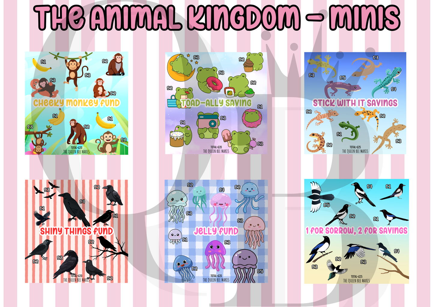 Mini Savings Challenges – The Animal Kingdom