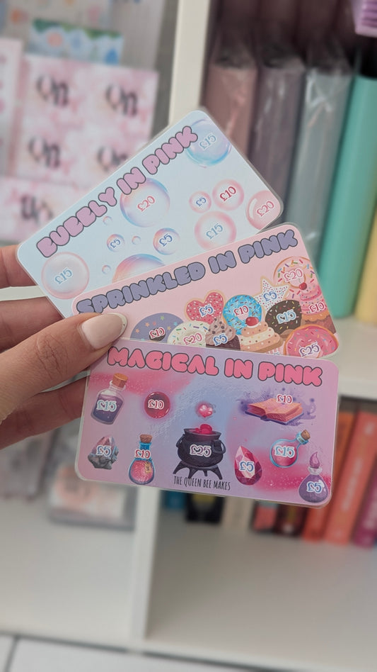 Mini Savings Challenges / Money Saving Trackers + Wallet