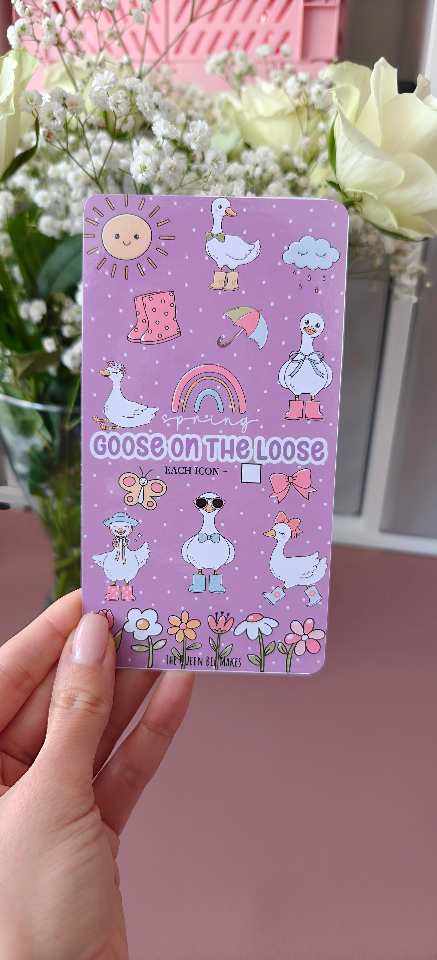 Goose on the Loose Savings Trackers – 11 Cute Designs