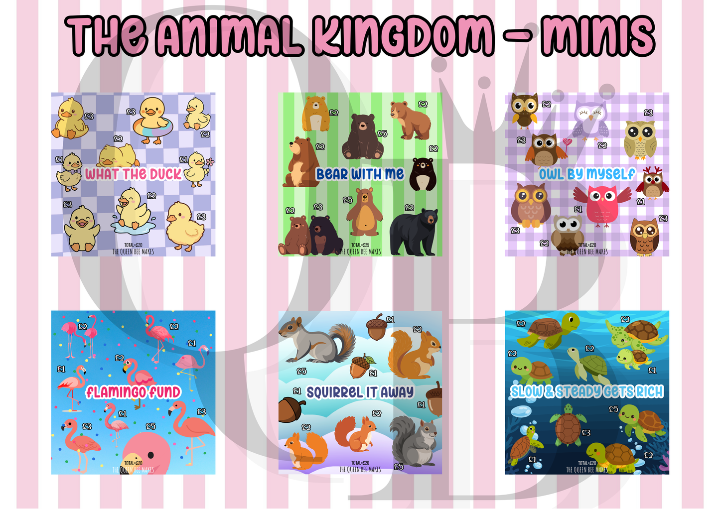 Mini Savings Challenges – The Animal Kingdom