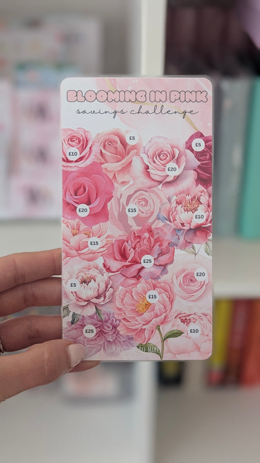 Blooming in Pink Money Savings Challenge