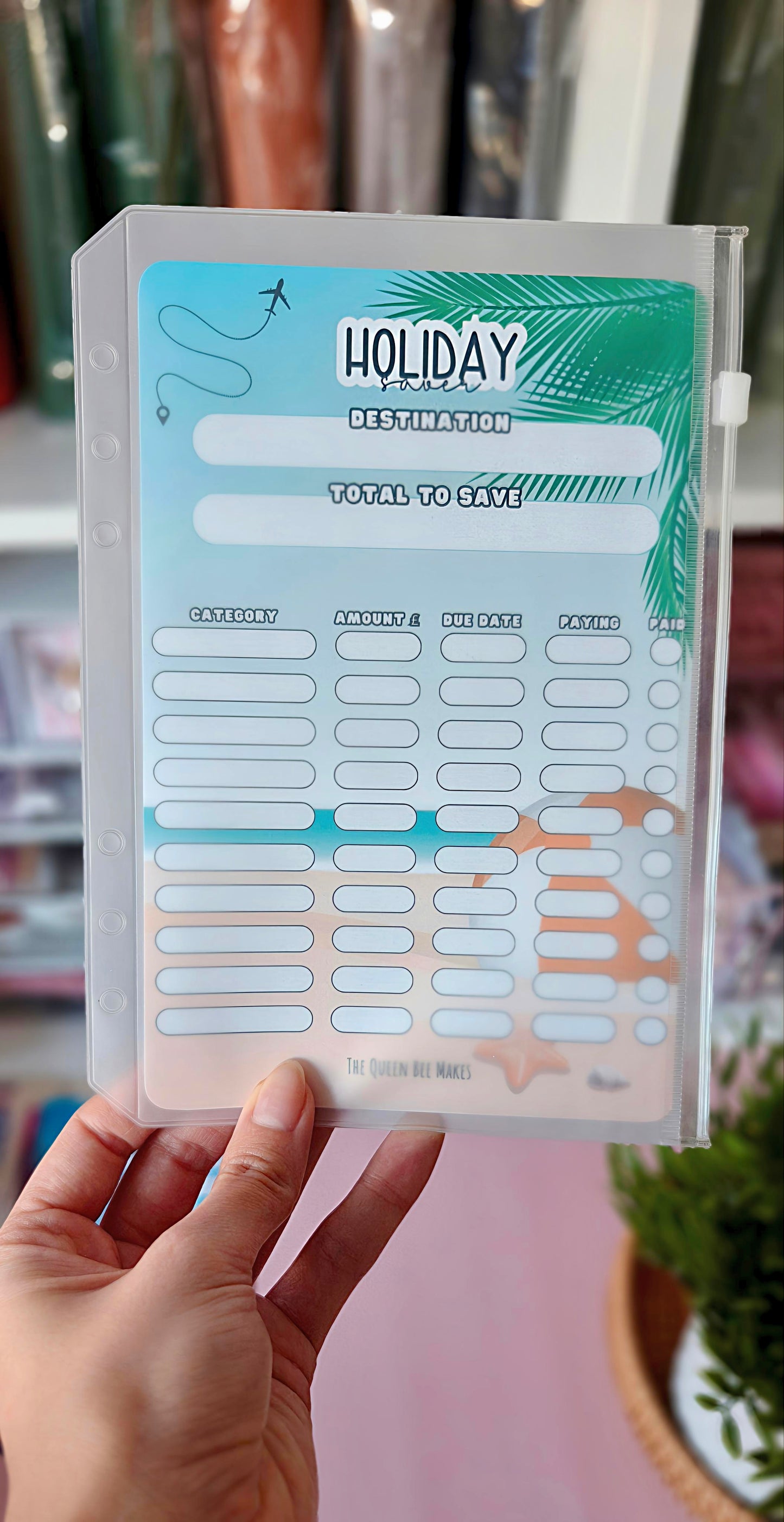 A Holiday Saver & Travel Fund Tracker