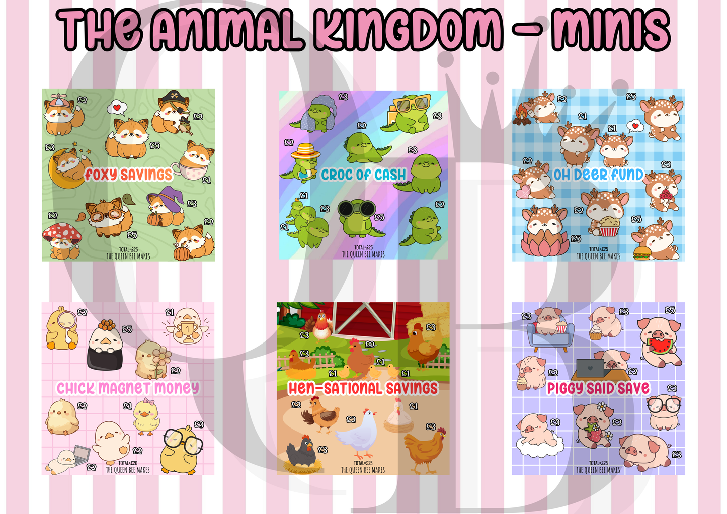 Mini Savings Challenges – The Animal Kingdom