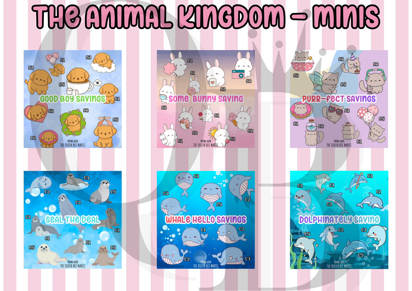 Mini Savings Challenges – The Animal Kingdom