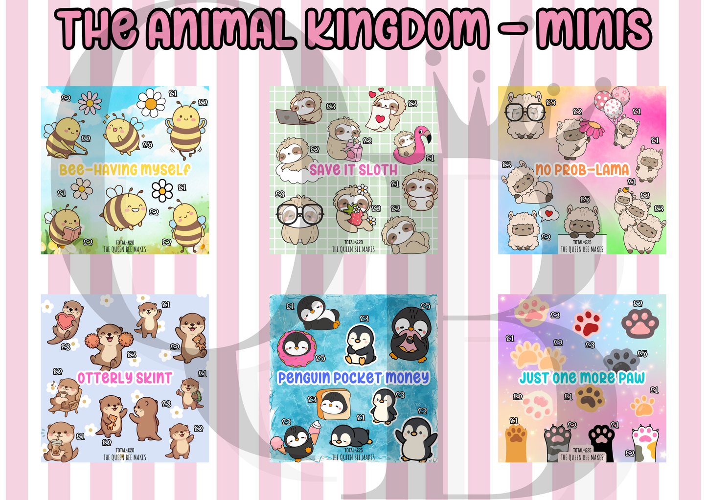 Mini Savings Challenges – The Animal Kingdom