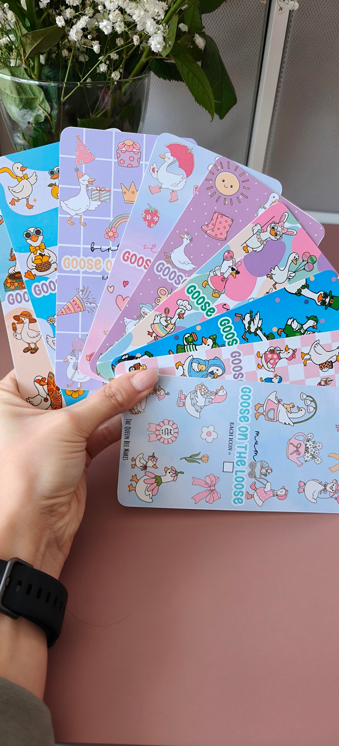 Goose on the Loose Savings Trackers – 11 Cute Designs