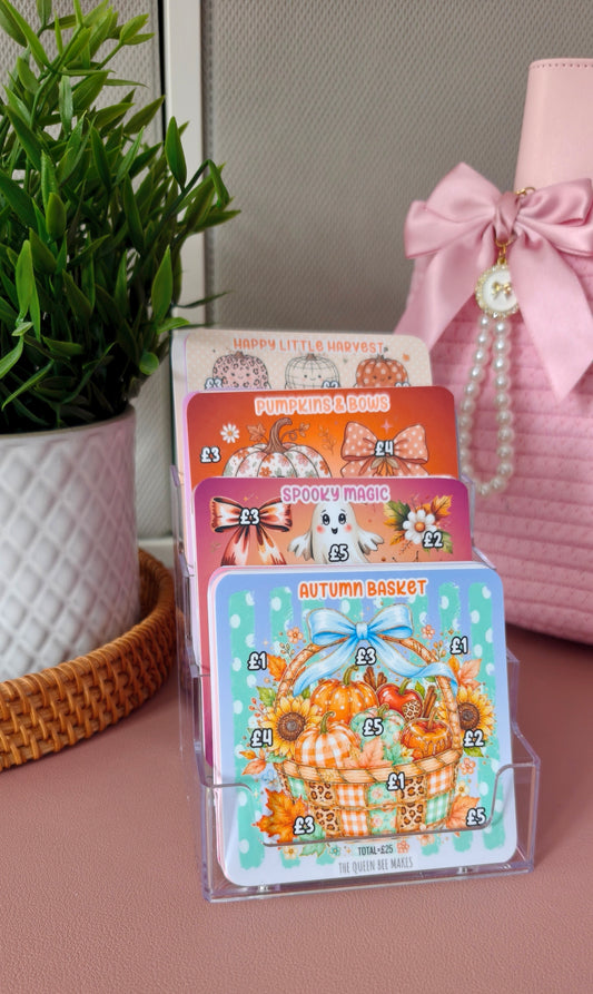 Mini Savings Challenges – Autumn Collection