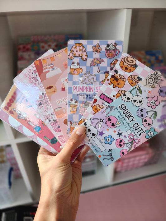 Laminated Savings Challenges | Cash Binder Trackers | Choose Your Design: Autumn, Halloween, Cosy Themes | UK Money Saving