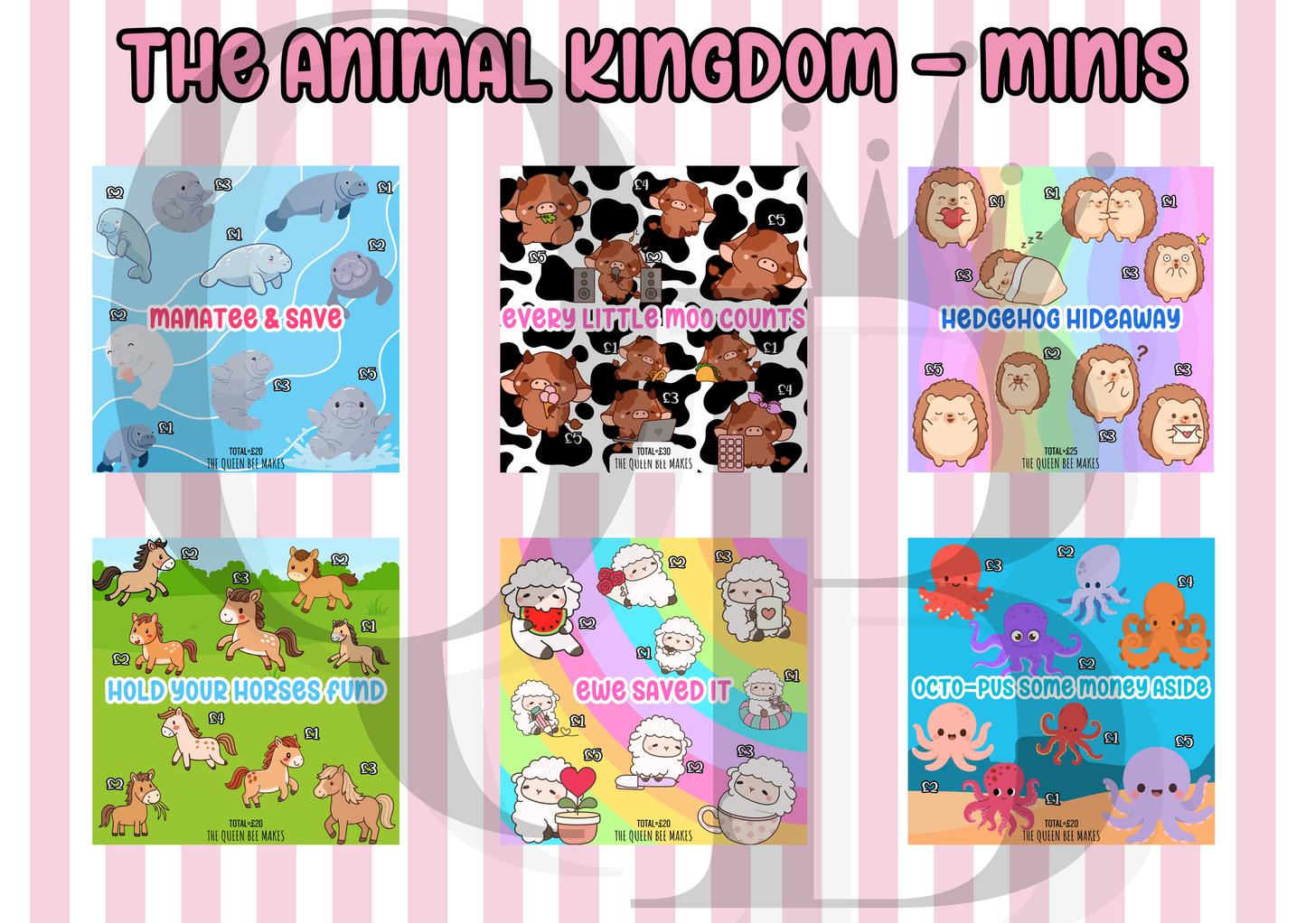 Mini Savings Challenges – The Animal Kingdom
